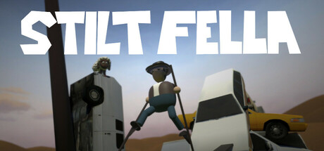 高跷男踩竹马/Stilt Fella